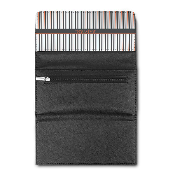 Gray Stripes Ladies Wallet (Open)