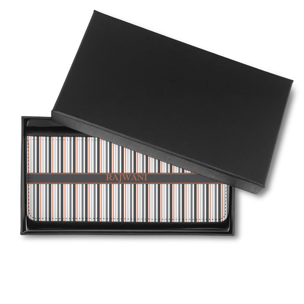 Gray Stripes Ladies Wallet - in box