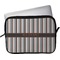 Gray Stripes Laptop Sleeve / Case (Personalized)