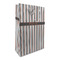 Gray Stripes Large Gift Bag (Personalized)