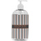 Gray Stripes Large Liquid Dispenser (16 oz) - White