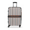Gray Stripes Large Travel Bag - With Handle