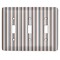 Gray Stripes Light Switch Covers (3 Toggle Plate)