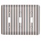 Gray Stripes Light Switch Cover (3 Toggle Plate)