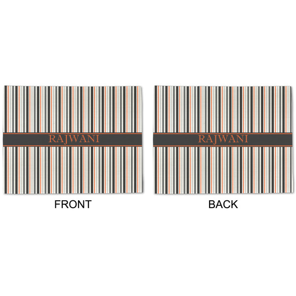 Gray Stripes Linen Placemat - APPROVAL (double sided)