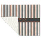 Gray Stripes Linen Placemat - Folded Corner (single side)