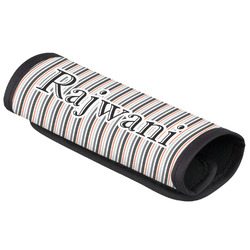 Gray Stripes Luggage Handle Cover (Personalized)