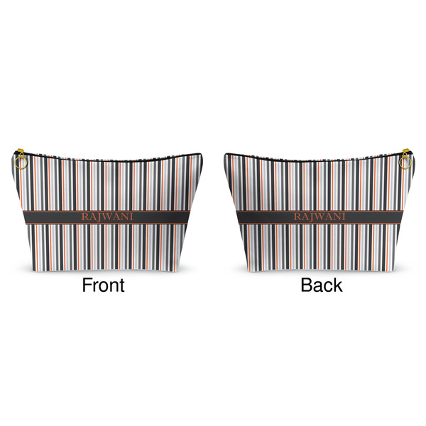 Gray Stripes Makeup Bag Approval