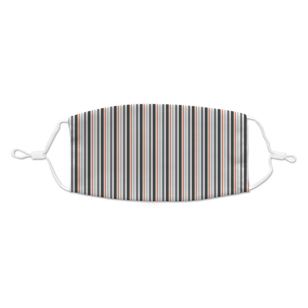 Custom Gray Stripes Kid's Cloth Face Mask