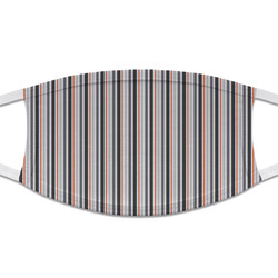Gray Stripes Cloth Face Mask (T-Shirt Fabric)