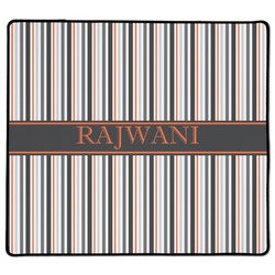 Gray Stripes XL Gaming Mouse Pad - 18" x 16" (Personalized)