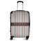 Gray Stripes Suitcase - 24" Medium - Checked (Personalized)