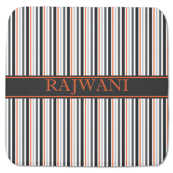 Gray Stripes Memory Foam Bath Mat 48 X 48