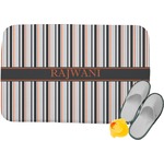 Gray Stripes Memory Foam Bath Mat - 34"x21" (Personalized)