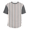 Gray Stripes Men's Crew T-Shirt - 2X Large