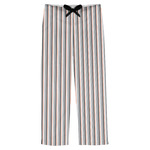Gray Stripes Mens Pajama Pants - XL