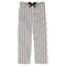 Gray Stripes Mens Pajama Pants - Flat