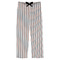 Gray Stripes Mens Pajama Pants - S