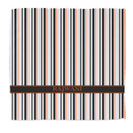 Gray Stripes Microfiber Dish Rag (Personalized)