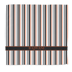 Gray Stripes Microfiber Dish Rag (Personalized)