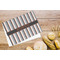Gray Stripes Microfiber Kitchen Towel - LIFESTYLE