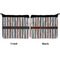 Gray Stripes Neoprene Coin Purse - Front & Back (APPROVAL)