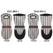 Gray Stripes Neoprene Oven Mitt - Set of 2 - Approval