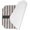 Gray Stripes Octagon Placemat - Single front (folded)