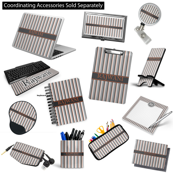 Gray Stripes Office & Desk Accessories