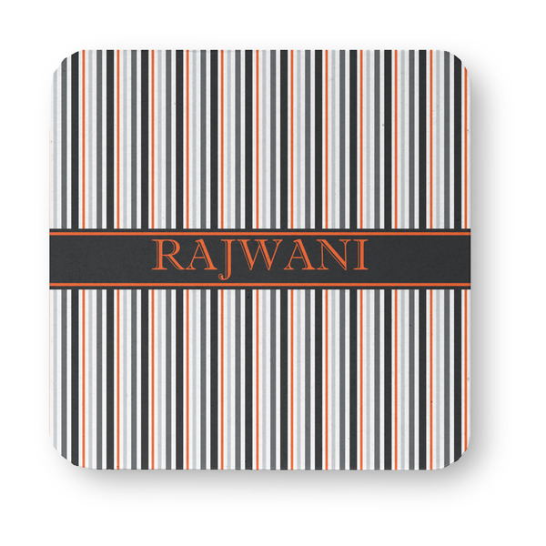 Gray Stripes Paper Coasters - Approval