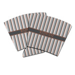 Gray Stripes Party Cup Sleeve (Personalized)