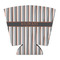 Gray Stripes Party Cup Sleeves - with bottom - FRONT
