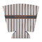 Gray Stripes Party Cup Sleeve - with Bottom (Personalized)