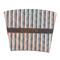 Gray Stripes Party Cup Sleeve - without bottom (Personalized)