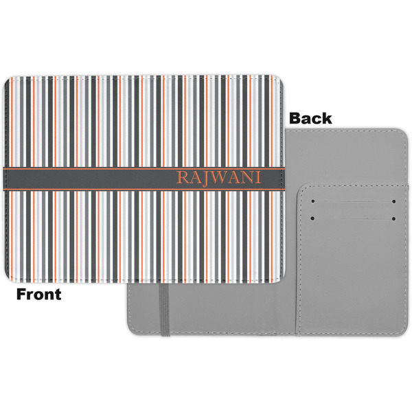 Gray Stripes Passport Holder - Apvl
