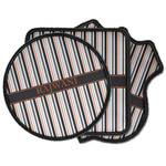 Gray Stripes Iron on Patches (Personalized)