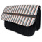 Gray Stripes Pencil Case - MAIN (standing)