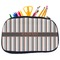 Gray Stripes Pencil / School Supplies Bags - Medium