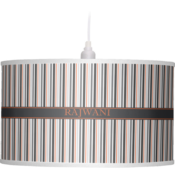 Gray Stripes Pendant Lamp Shade