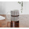 Gray Stripes Personalized Coffee Mug - Lifestyle
