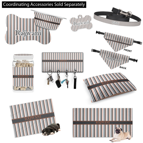 Gray Stripes Customized Pet Accessories