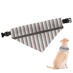 Gray Stripes Dog Bandana - Small (Personalized)