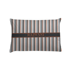 Gray Stripes Pillow Case - Standard (Personalized)