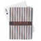 Gray Stripes Playing Cards (Personalized)