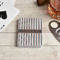 Gray Stripes Playing Cards - In Context