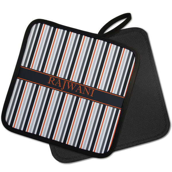 Gray Stripes Pot Holders - PARENT MAIN