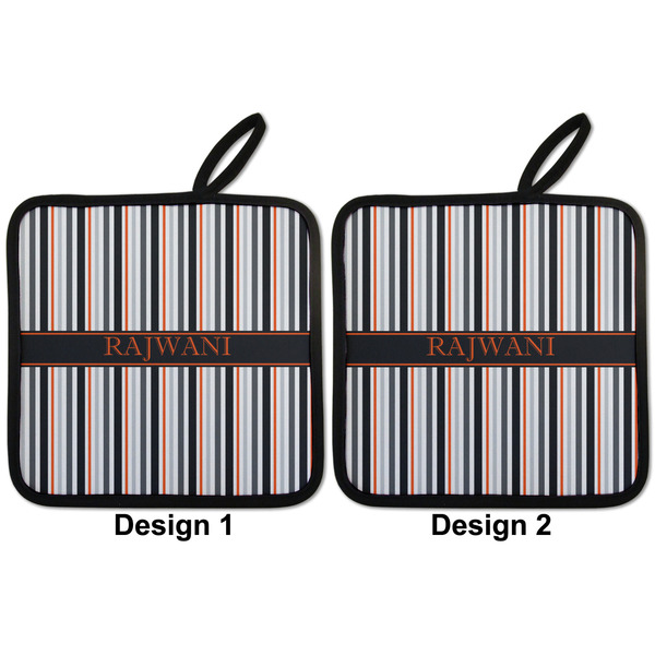 Gray Stripes Pot Holders - Set of 2 APPROVAL
