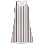 Gray Stripes Racerback Dress