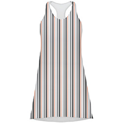 Gray Stripes Racerback Dress - Small