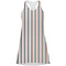 Gray Stripes Racerback Dress - Front